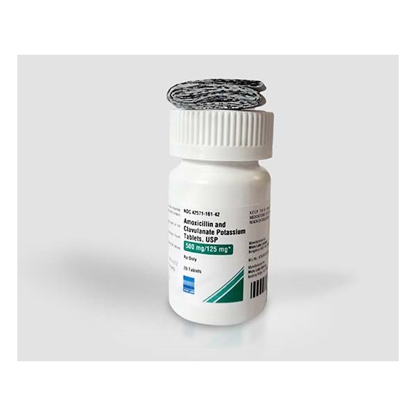 Amoxi Clav Tabs 500mg / 125mg 20ct (Amoxicillin Clavulanate)