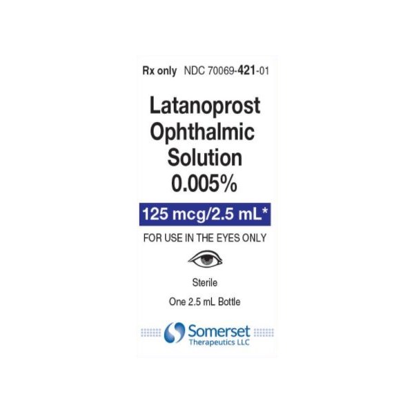 Latanoprost Ophthalmic Solution 0.005% 2.5ml Somerset Label