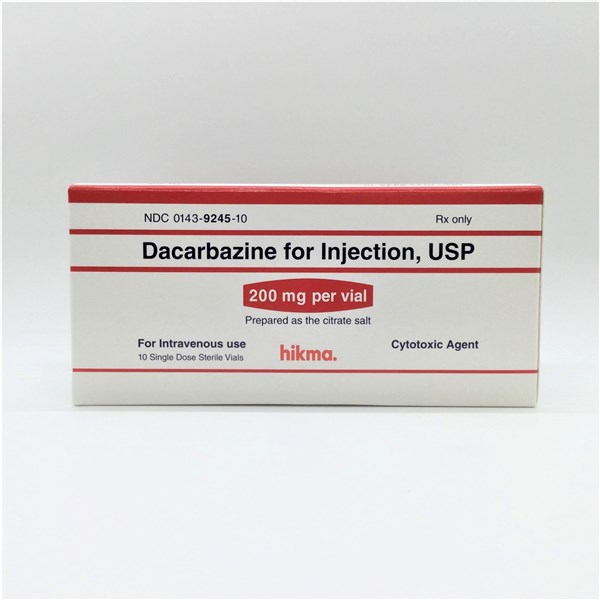 Dacarbazine Injection SDV 200mg/ml 20ml 10pk