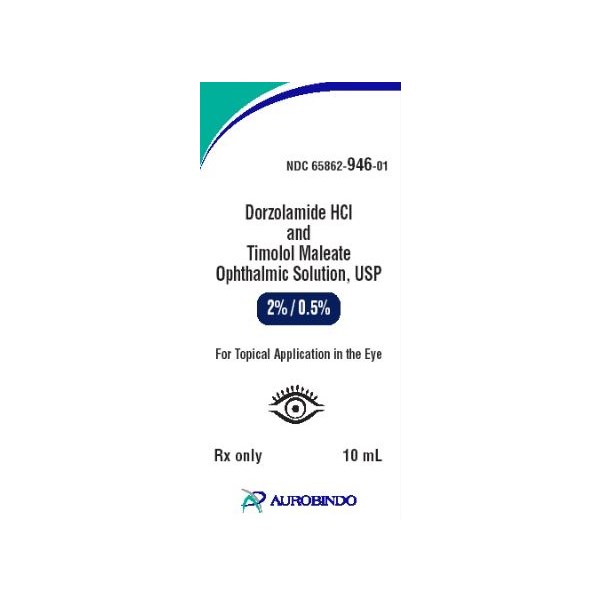Dorzolamide 2% Timolol 0.5% Ophthalmic Solution 10ml