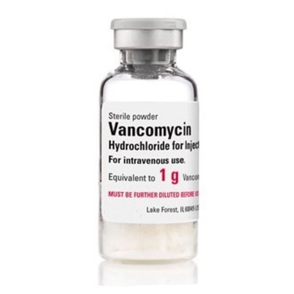 Vancomycin HCL Injection 1gm  10pk (Lyophilized Powder)