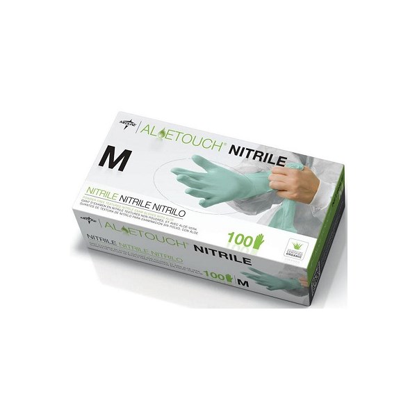 Exam Glove  Aloetouch Medium Nitrile Latex Free