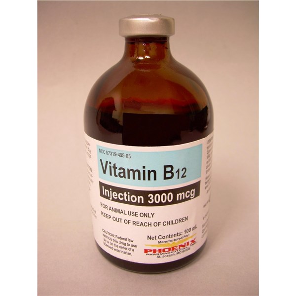 Vitamin B12 Cyanocobalamin Injection 3000mcg  100ml