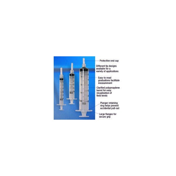 1cc Oral Syringe BD Clear With Tip Cap -Sold by each-  (0.01ml increments)