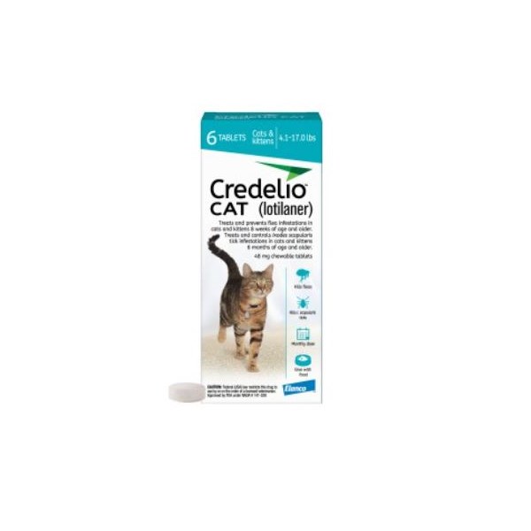 Credelio Cat 48mg 10 x 6 dose Teal
