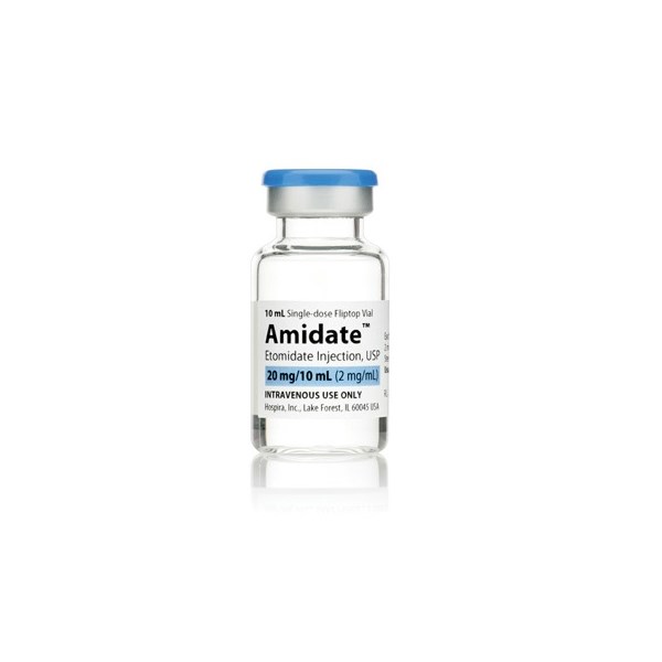 Amidate Injection 2mg/ml 10ml 10pk Etomidate  Full Pack Only