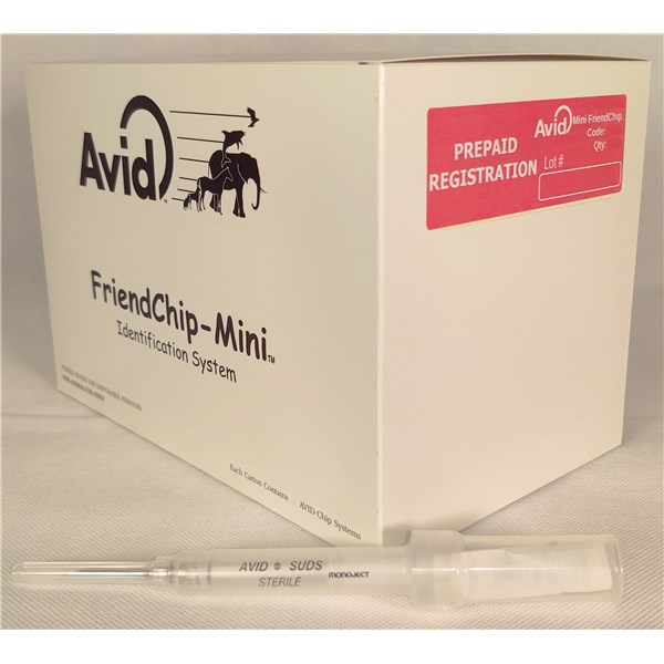 Avid Friendchip ISO Mini with Electronic Registration 134.2kHz 5ct Cat/Small Dogs