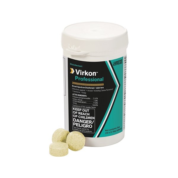 Virkon Professional Broad Spectrum Disinfectant Tabs 50ct
