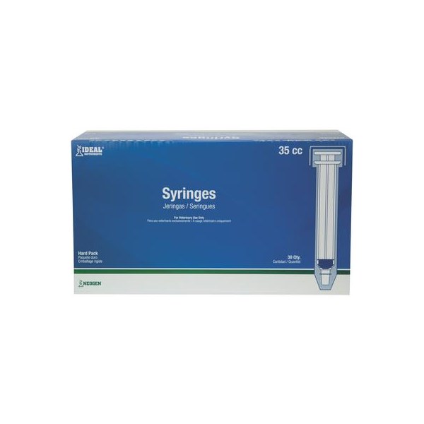 35cc Syringe Hard Case Luer Slip 50/bx