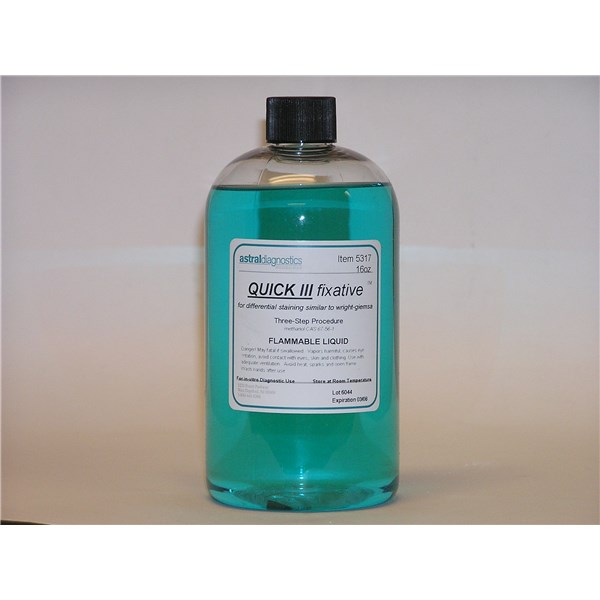Stain Dip Step #1 Fixative Green Quick III  (Dip Quick) 16oz