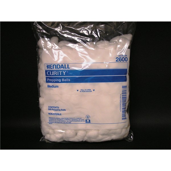 Medium Cotton Balls 4000ct  (8 bags/case  500/bag)