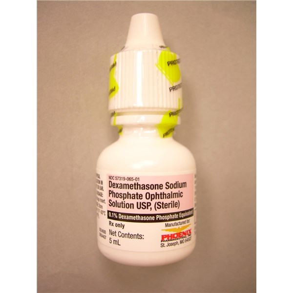 Dexamethasone Sodium Phosphate 0.1% Ophthalmic Solution 5ml