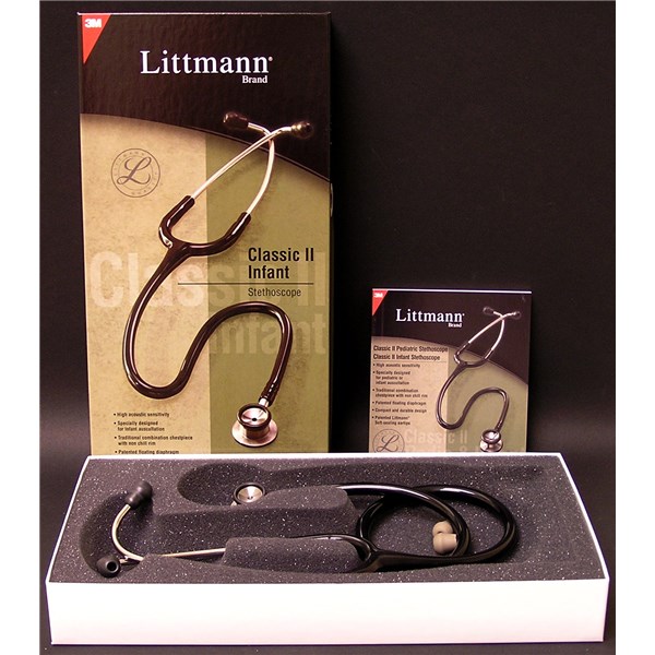 Stethoscope Littmann Classic II Infant 28&quot; Black
