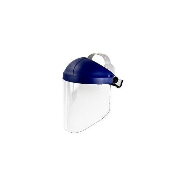Ratchet Headgear W/ Clear Polycarbonate Faceshield