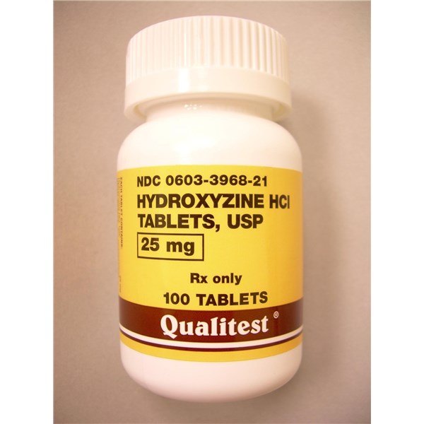Hydroxyzine Tabs 25mg 100ct