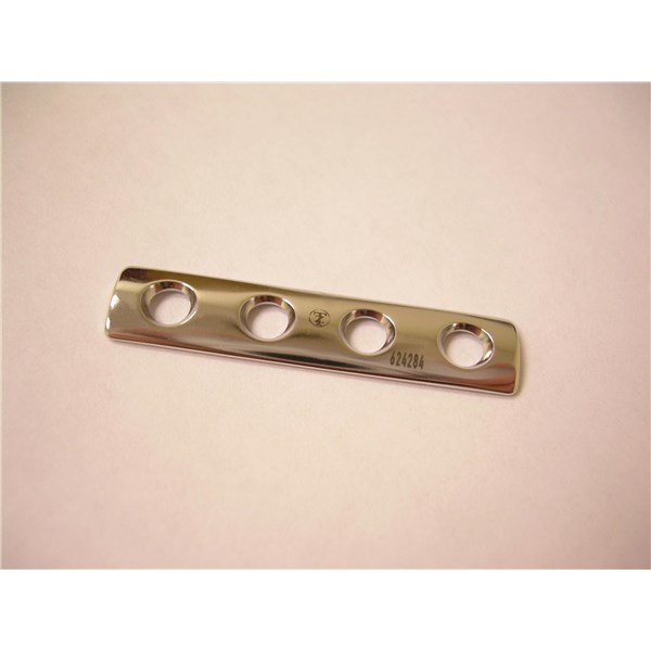 1/4&quot; Tubular Plate 33mm X 4 Holes For Use With 2.7mm Screws