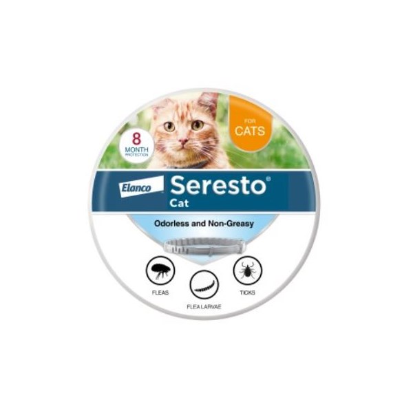 Seresto Flea and Tick Collar for Cats and Kittens 6 ct