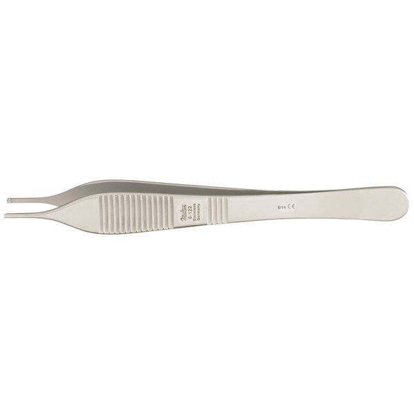 Adson Tissue Forceps 4.75&quot; Delicate 2 X 3 Teeth