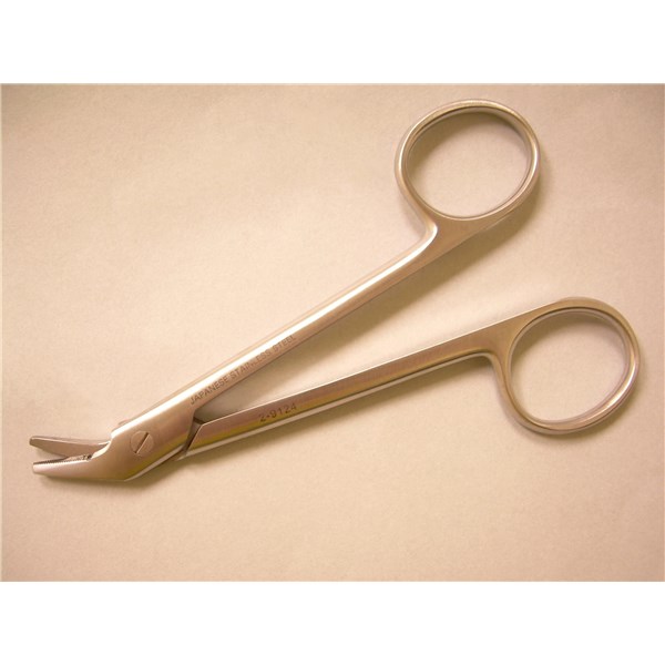 Wire Cut Scissors 4-3/4&quot; Angled Grade 2
