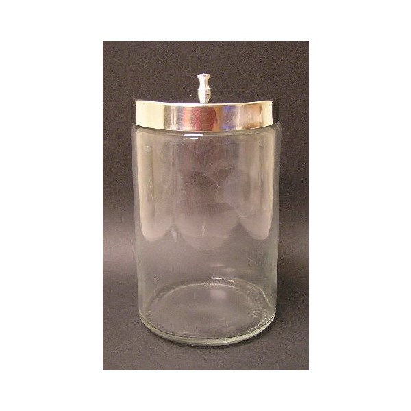 Sundry Jar With Lid Unlabeled 7&quot;H X 4.25&quot;W