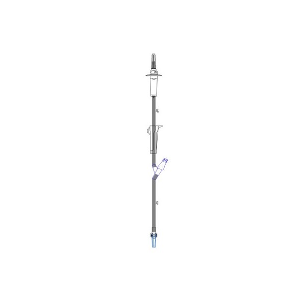 IV Set 150&quot; with Injection Y-Site and Clave 10 drop