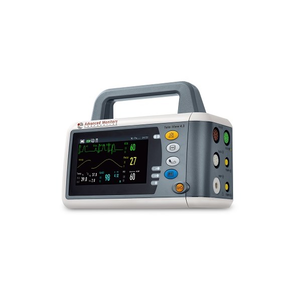 AMC 4.3&quot; Screen Mini-Monitor Anesthesia Monitor with Accessories