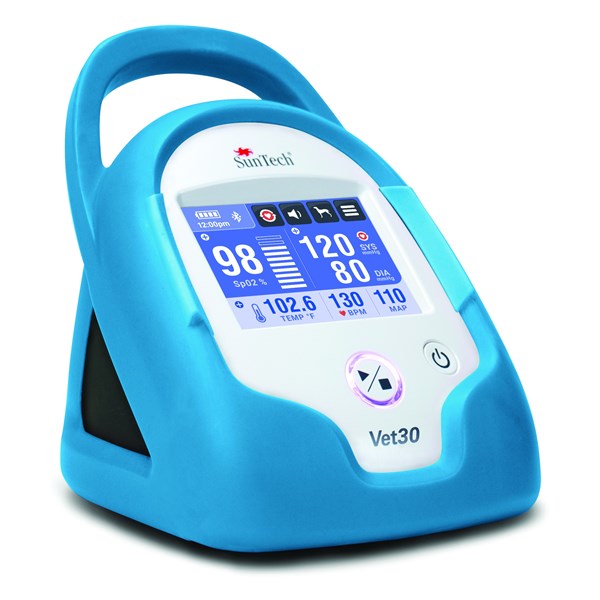 Suntech Vet 30 Blood Pressure Monitor Blue with Masimo SpO2