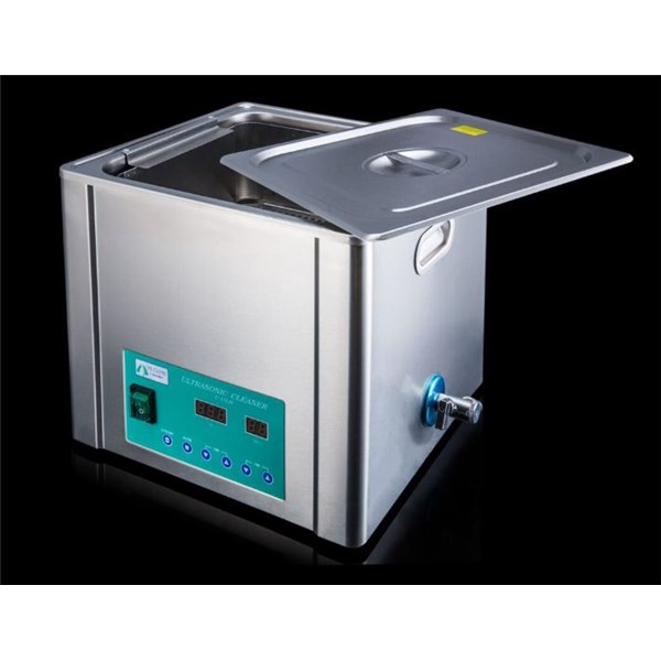 Ultrasonic Cleaner 13L With Heat, Basket, And Lid