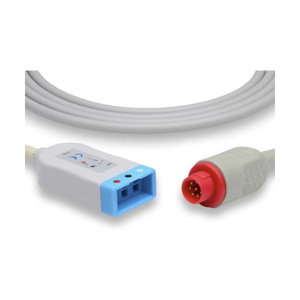 Cable and Sensors&copy; 3 Lead ECG Extension Cable