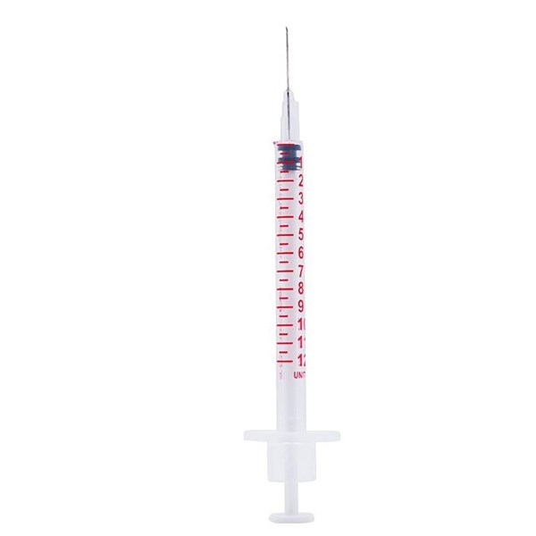 U-40 Insulin Syringe 0.3cc with 29g x 1/2&quot; Sol-Vet 100/bx