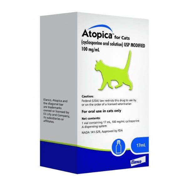 Atopica For Cats 100mg/ml 17ml