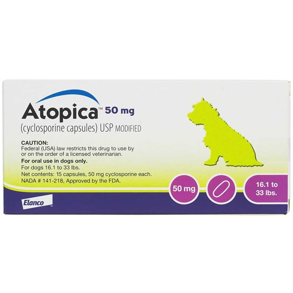 Atopica Caps 50mg Purple 15ct