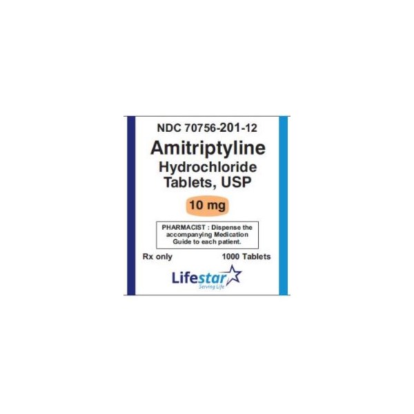 Amitriptyline Tabs 10mg 1000ct