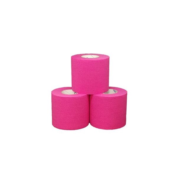 Thin-Flex Pink Tape 1&quot; Latex Free Easy Tear 12 rolls/bx