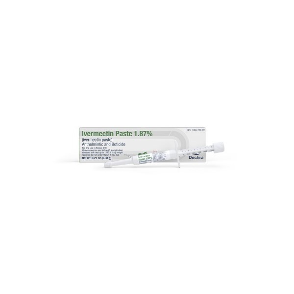 Ivermectin Paste 1.87% 6.08gm Apple Flavored