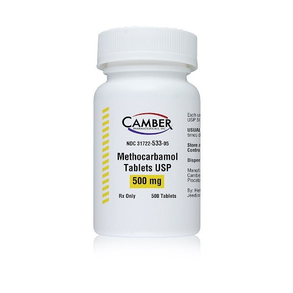Methocarbamol Tabs 500mg 500ct Camber Label
