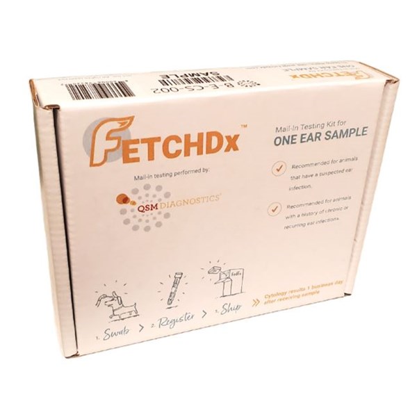FetchDx Ear Cytology with Reflex Culture &amp; Sensitivity Test Kit 5pk