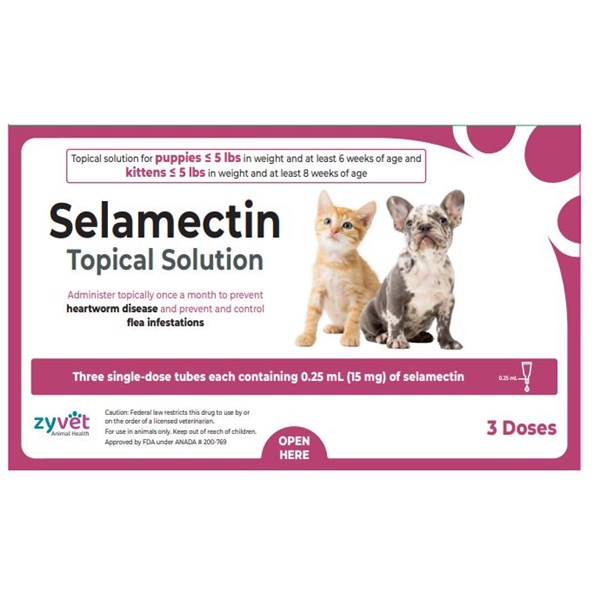 Selamectin Topical Solution Puppy/Cat 3ds