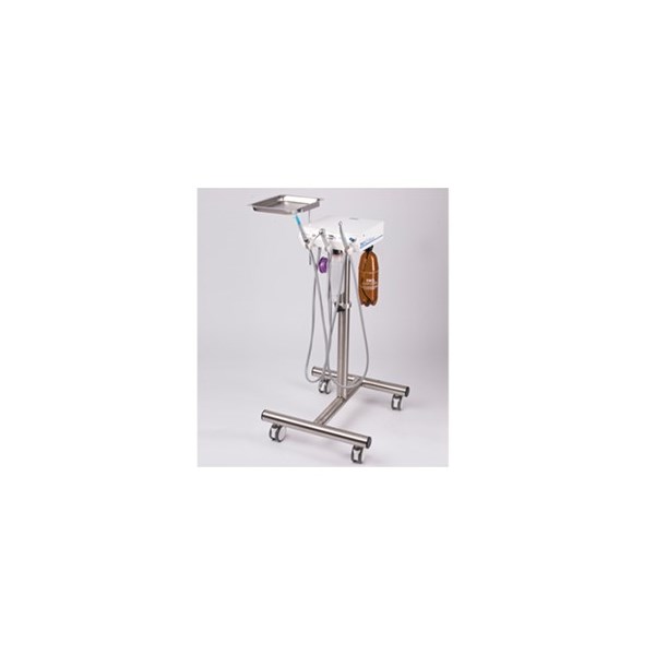 GS Deluxe LED Dental Machine with Stainless Steel Stand with Oil Free Compressor
