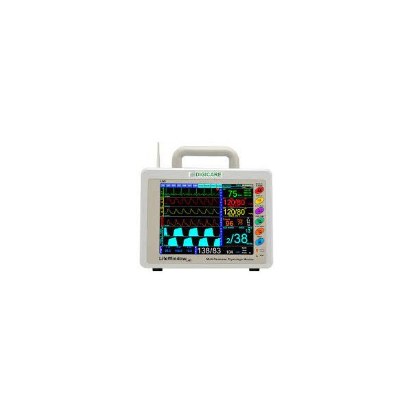 Digicare Lifewindow Touch Screen Monitor  (EKG, NIBP, TEMP)