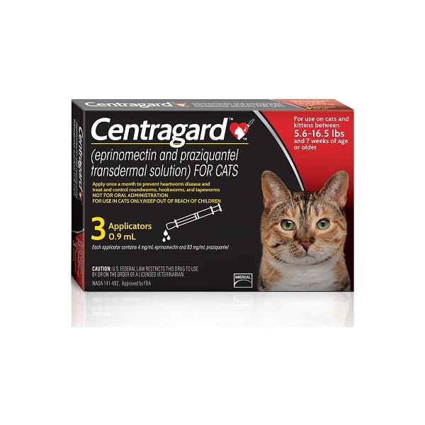 Centragard Cat Large 3pk  10 Cards/Carton