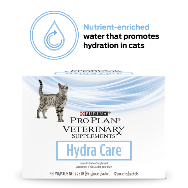 Purina Pro Plan Hydra Care 12-3oz packs/bx  Cat Hydration Supplement  6bxs per case