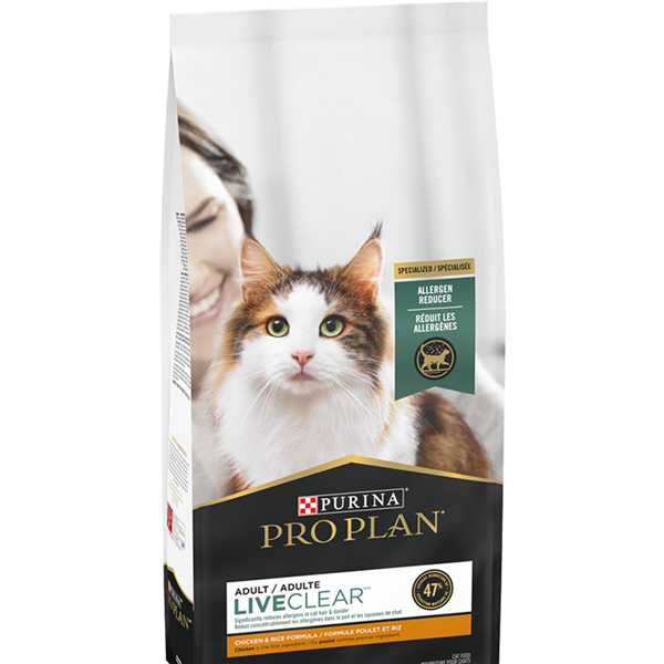 Purina Pro Plan Liveclear Adult Cat Chicken and Rice 16lb