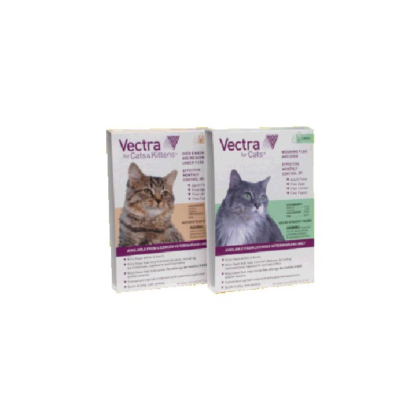 Vectra Cat/Kitten Under 9lb 3Pk