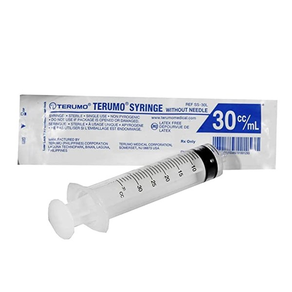 30cc Syringes Terumo Luer Slip 25/bx