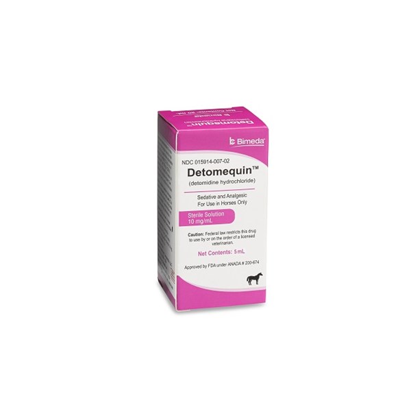 Detomequin (Detomidine) Injection 10mg/ml 5ml