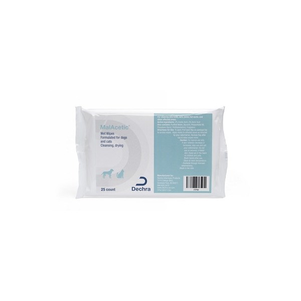 Malacetic Wet Wipes 25ct