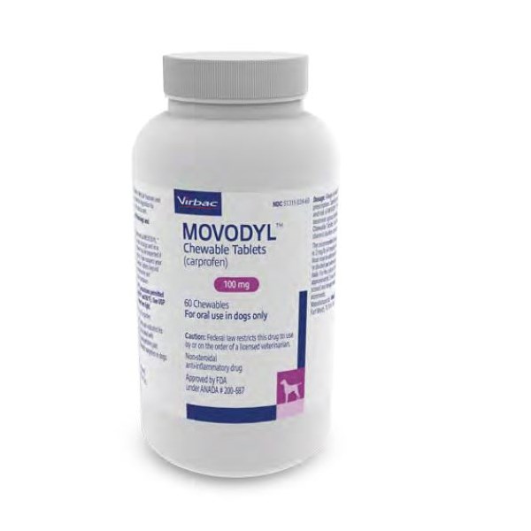 MOVODYL&trade; Chew Tabs (carprofen) 100 mg 60ct