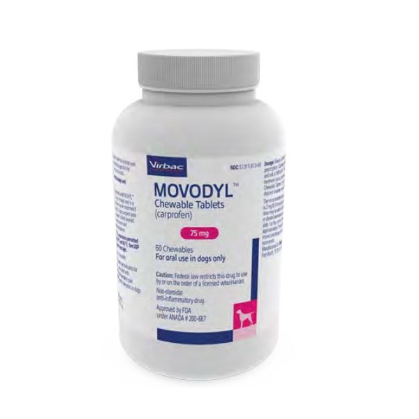 MOVODYL&trade; Chew Tabs (carprofen) 75mg 60ct