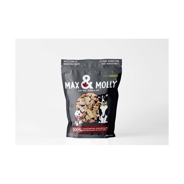 Max and Molly Freeze Dried Liver Treats 4oz (120g)
